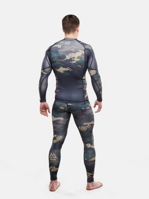 Компрессионные штаны Peresvit Grunge Camo MMA Leggings, Хаки, S