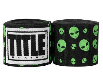 Бинты боксерские эластичные TITLE Boxing Print Mexican Stile Extraterrestrial 4,5м