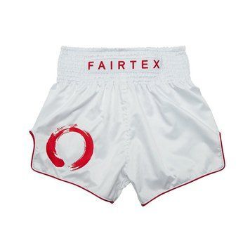 Тайские шорты Fairtex BS1918 Enso White, M