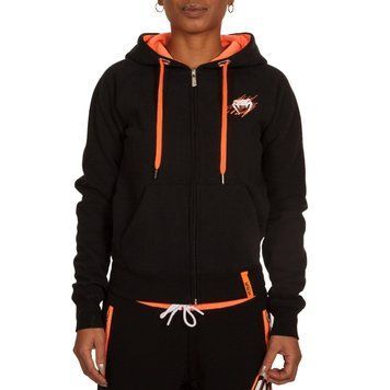 Жіноче худі Venum Reef Hoody Black Coral, Чорний, M