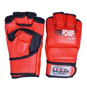 Перчатки ММА Firepower MG1 Красные L