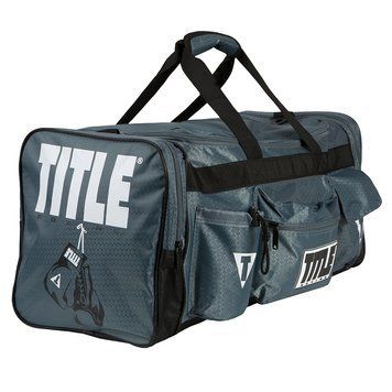 Спортивна сумка TITLE Boxing Deluxe Сіра