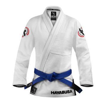 Женское кимоно для бразильского джиу-джитсу Hayabusa Valor Lightweight (Штаны Twill) Белое F2