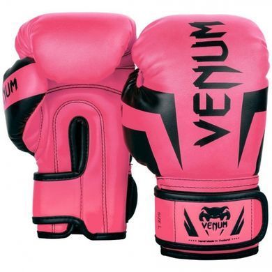 Боксерські рукавиці для дітей Venum Elite Boxing Gloves Kids Pink, S