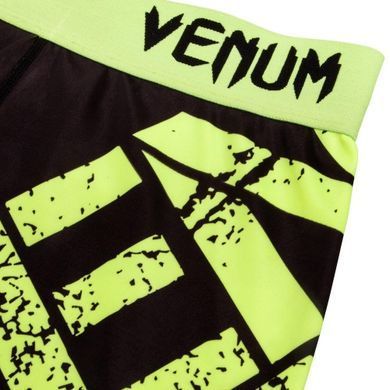 Спортивні шорти жіночі Venum Power Shorts Black Yellow, Чорний-Лаймовий, M
