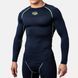 Компресійна футболка Peresvit Air Motion Compression T-shirt Long Sleeve Navy Flu Yellow, Темно-синій, S