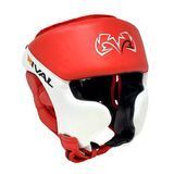 Боксерский шлем Rival RHGC2C Amateur Competition Headgear with Cheek Protectors Red White, S