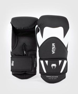 Боксерські рукавиці Venum Challenger 4.0 Boxing Gloves Black White, 8 oz
