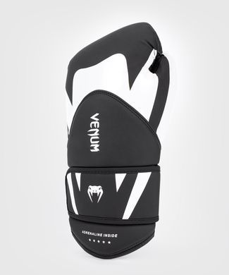 Боксерские перчатки Venum Challenger 4.0 Boxing Gloves Black White, 8 oz