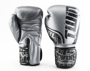 Боксерские перчатки Twins Fancy Boxing Gloves FBGDM12-TW7 Grey, 8 oz