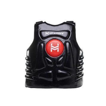 Захисний жилет Hit N Move Boxing Body Protectors Black Red, Чорний