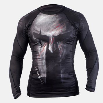 Рашгард Peresvit Immortal Silver Force Rashguard Long Sleeve Last Stand, Чорний, S