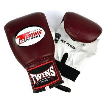 Снарядные перчатки Twins Air Flow Bag Gloves TBGLA1F White Maroon, L