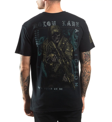 Футболка Affliction FD Smoke Screen Tee Black Lava Wash, S
