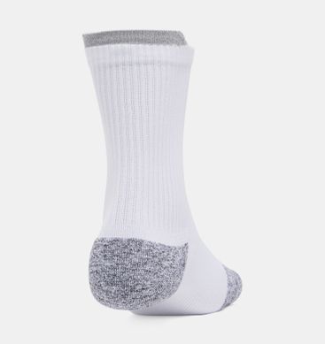 Шкарпетки Under Armour ArmourDry&reg; Run Cushion Unisex 3 Pack Mid Crew White Reflective, M