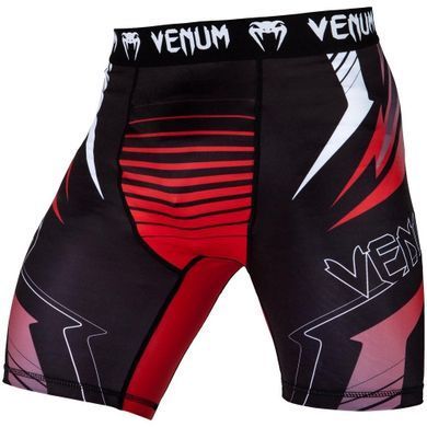 Компрессионные шорты Venum Sharp 3.0 Vale Tudo Shorts Black Red, Черный-Красный, M