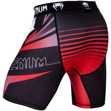 Компрессионные шорты Venum Sharp 3.0 Vale Tudo Shorts Black Red, Черный-Красный, M