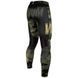 Компрессионные штаны Venum Tactical Spats Forest Camo Black, Черный-Зеленый, XS
