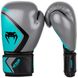 Боксерские перчатки Venum Contender 2.0 Серые с бирюзовым, 14oz, 14oz