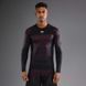 Рашгард Venum G-Fit Air Men's Long Sleeve Rashguard Deep Black Fire Red, Чорний, S