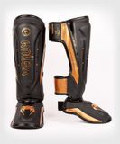 Защита голени Venum Elite Evo Black Bronze, L