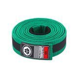 Дитячий пояс для кімоно Peresvit Kids BJJ Gi Belt Green Black Stripe, Зелений-Чорний, M2