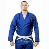Синє кімоно для хлопців/чоловіків, джиу-джитсу, TM BUDOGI, зріст 190 см, щільність 450 гр/м.кв.