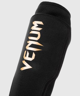 Захист ніг Venum Kontact Evo Shinguards Black Gold, M/L