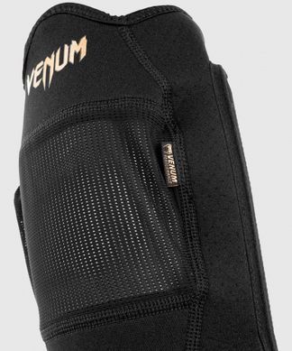 Захист ніг Venum Kontact Evo Shinguards Black Gold, M/L