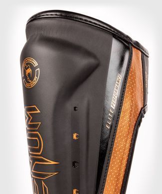 Захист гомілки Venum Elite Evo Black Bronze, L