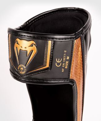 Захист гомілки Venum Elite Evo Black Bronze, L
