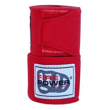 Бинты боксерские эластичные FirePower FPHW3 Красные 5м
