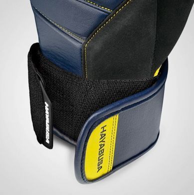 Боксерські рукавиці Hayabusa T3 Boxing Gloves Navy Yellow, 12 oz