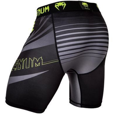Компресійні шорти Venum Sharp 3.0 Vale Tudo Shorts Black Yellow, Чорний, L