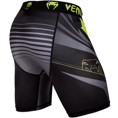 Компресійні шорти Venum Sharp 3.0 Vale Tudo Shorts Black Yellow, Чорний, L