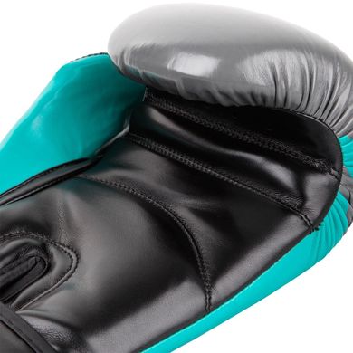 Боксерские перчатки Venum Contender 2.0 Серые с бирюзовым, 16oz, 16oz