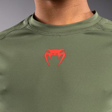 Дитячий рашгард Venum Contender Kids Rashguards Long Sleeves Army Green Orange, Хакі, YXS