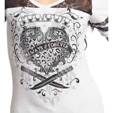 Женская футболка Sinful By Affliction Ginger June Tee, XS