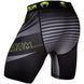 Компресійні шорти Venum Sharp 3.0 Vale Tudo Shorts Black Yellow, Чорний, L