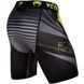 Компресійні шорти Venum Sharp 3.0 Vale Tudo Shorts Black Yellow, Чорний, L