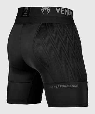 Компрессионные шорты Venum G-Fit Compression Shorts Black Black, Черный, XS