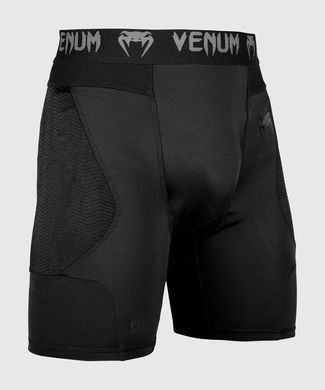 Компрессионные шорты Venum G-Fit Compression Shorts Black Black, Черный, XS