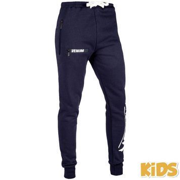 Дитячі штани Venum Contender Jogger Blue White, Темно-синій, YXL