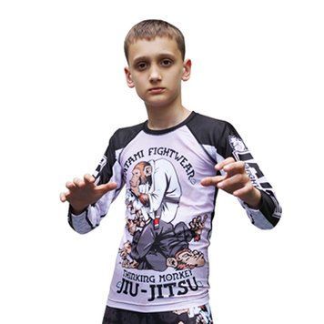 Дитячий рашгард з довгим рукавом Tatami Repliсa Kids Thinking monkey YS