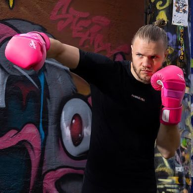 Боксёрские перчатки Hayabusa T3 Neon Boxing Gloves Neon Pink, 10 oz