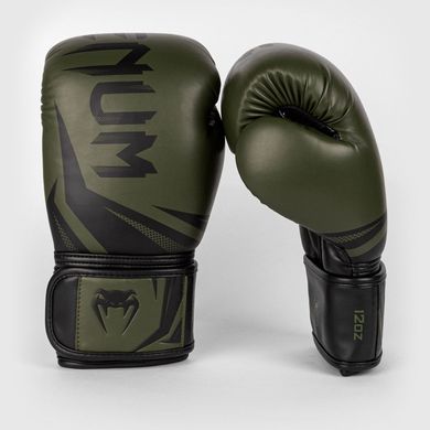 Боксерські рукавички Venum Challenger 3.0 Хакі з чорним, 10oz, 10oz