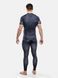 Рашгард Peresvit Nuar Rashguard Short Sleeve, Чорний-Сірий, M