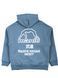 Толстовка MANTO Hoodie Society Oversize Heather Blue, Голубой, XXL