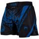 Шорты для MMA Venum Devil Fightshorts Blue Black, Черный-Синий, XXL
