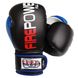 Боксерські рукавички Firepower FPBGA9 Чорні з синім, 10oz, 10oz
